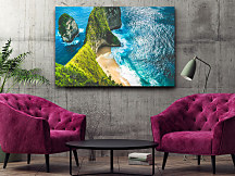 Obraz s výhľadom na ostrov z výšky zs1318